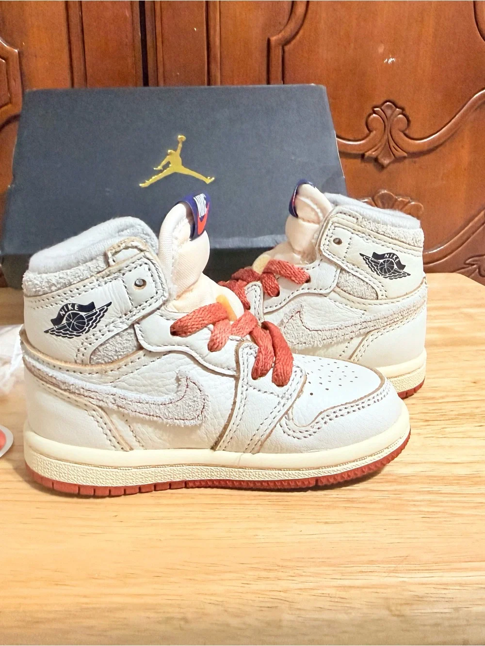 Nike Jordan 1 Retro High OG (TD) Sneakers Baby Size 5C NEW IN BOX